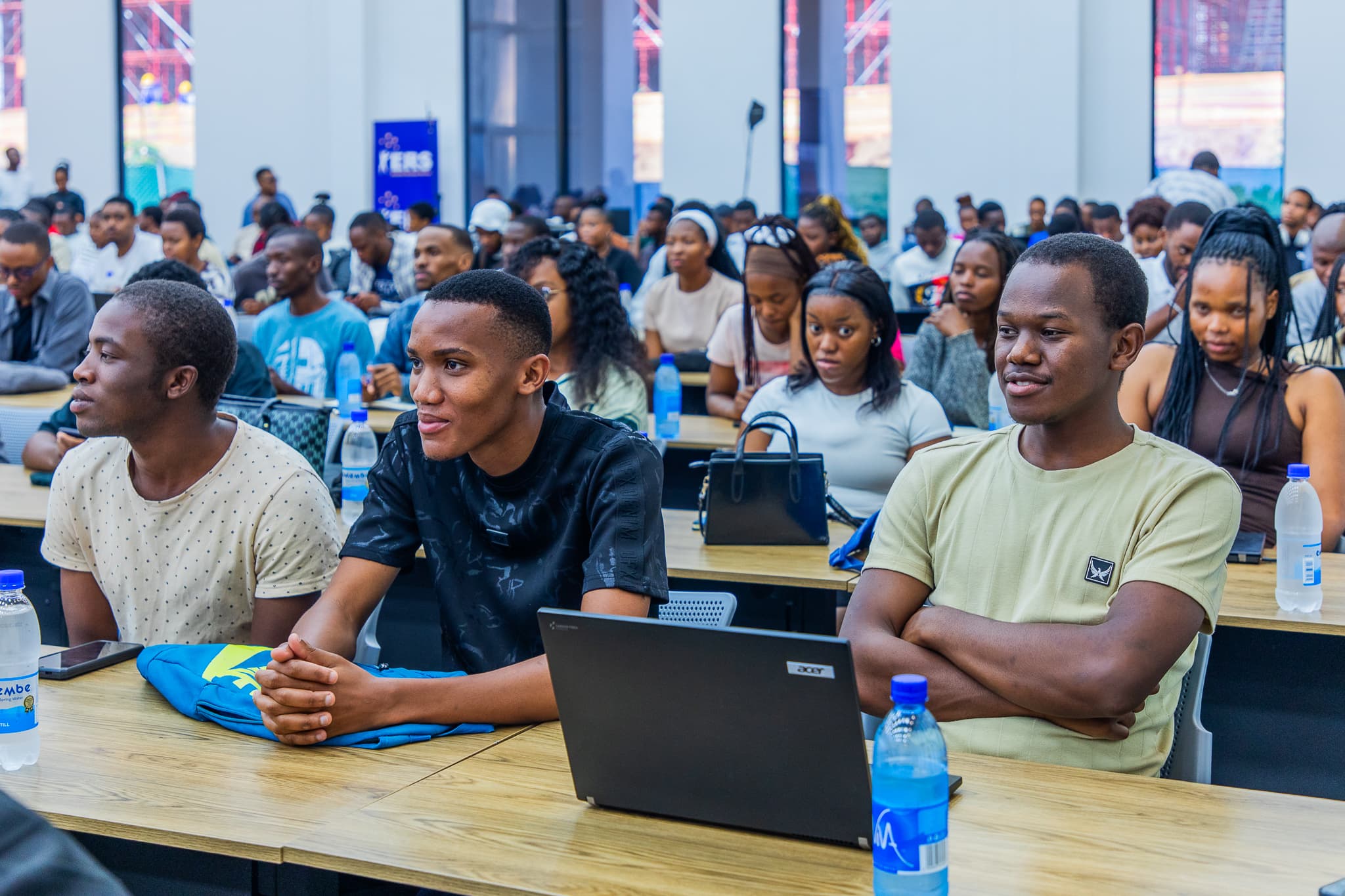 Attendees following a talk at IndabaX Eswatini 2026